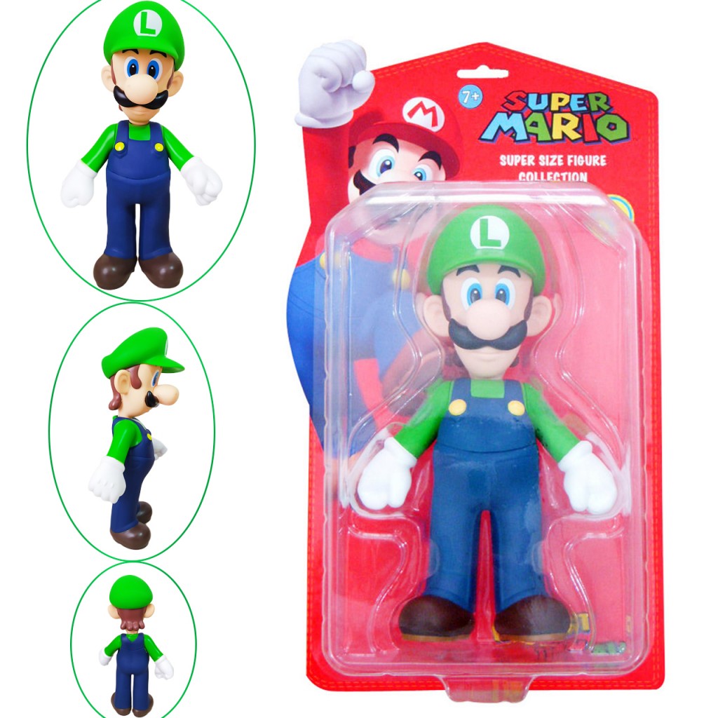 Mario Bros Figura Coleccionable Luigi Juego Juguetes Dj2672