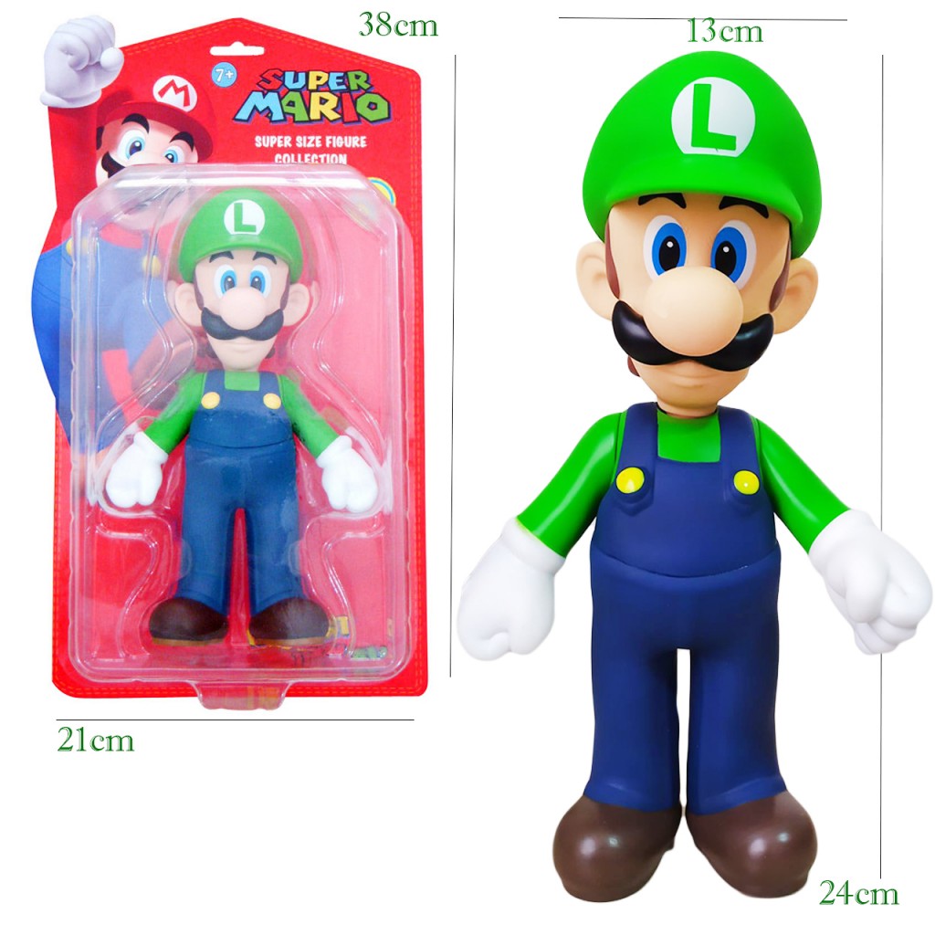 Mario Bros Figura Coleccionable Luigi Juego Juguetes Dj2672