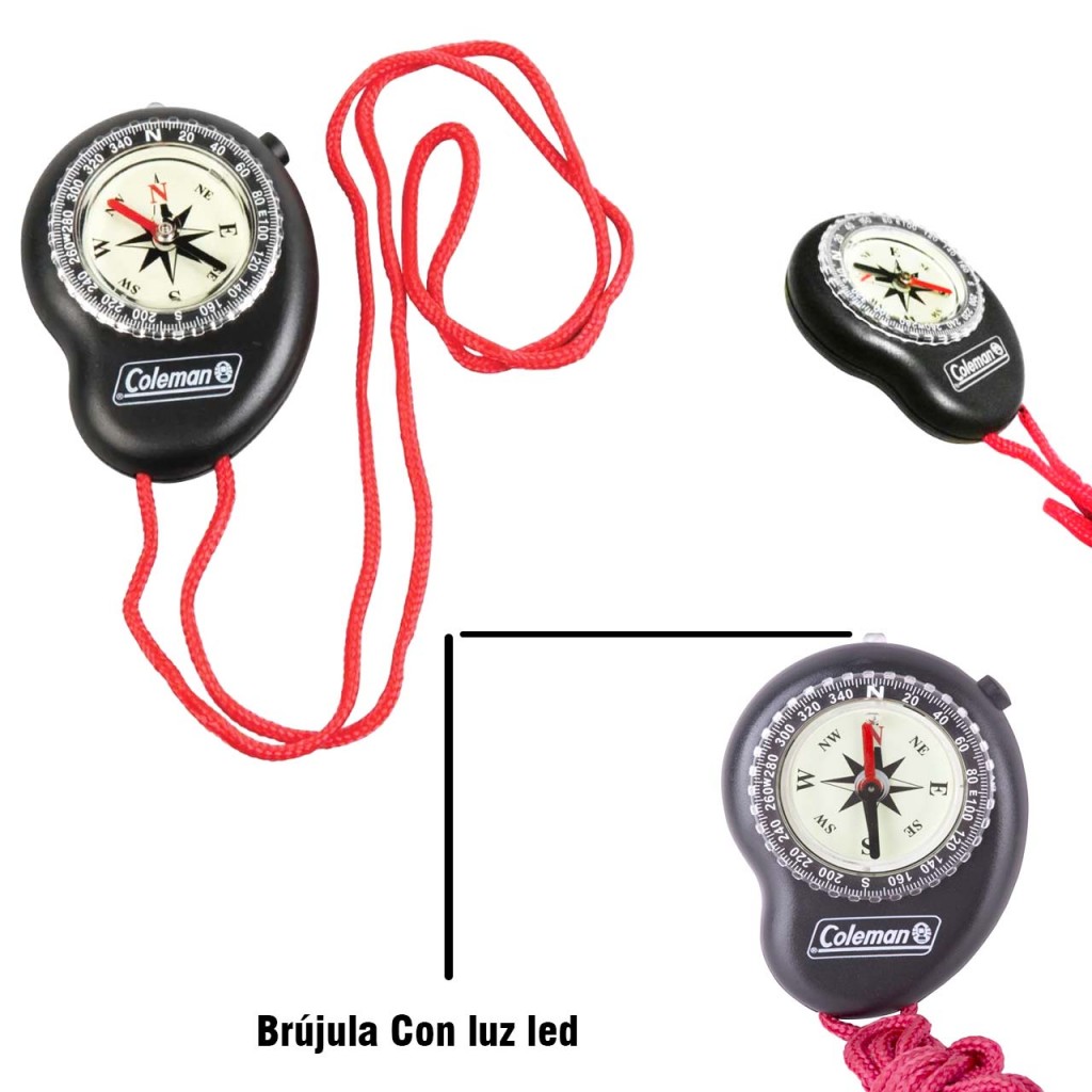 Brújula Luz Led Camping Hogar Superveniencia DJ2749