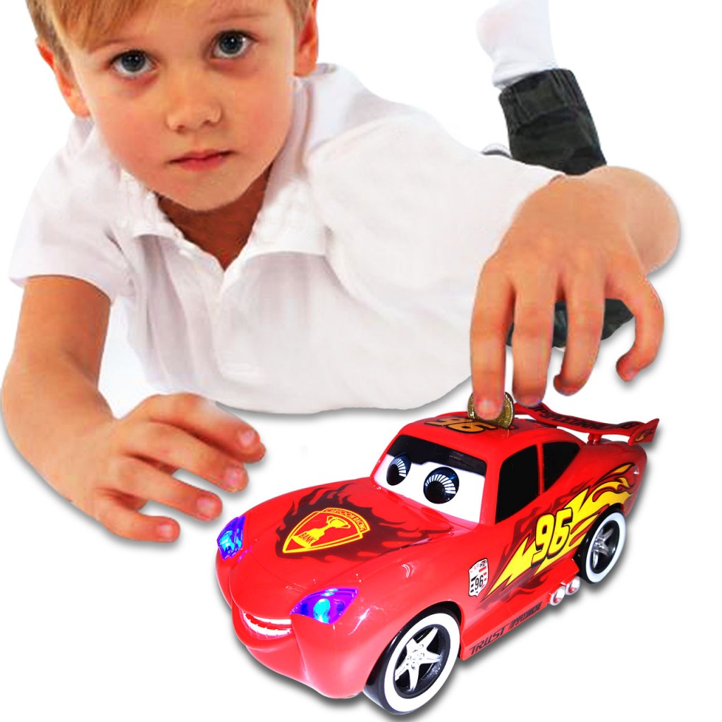 Cars Juegos Rayo Mcqueen Juguete Alcancía Didáctico Niños