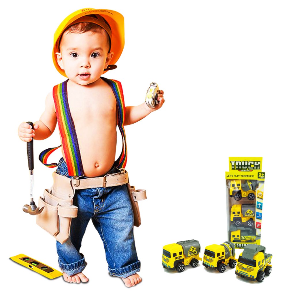 Carro Construcción Juguete Didáctico Set X3 Jugueteria Niño