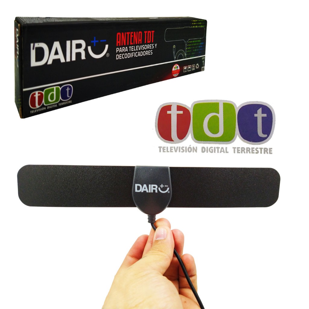 Antena Tdt Televisión Digital Hd Tv Hogar DJ3000-249