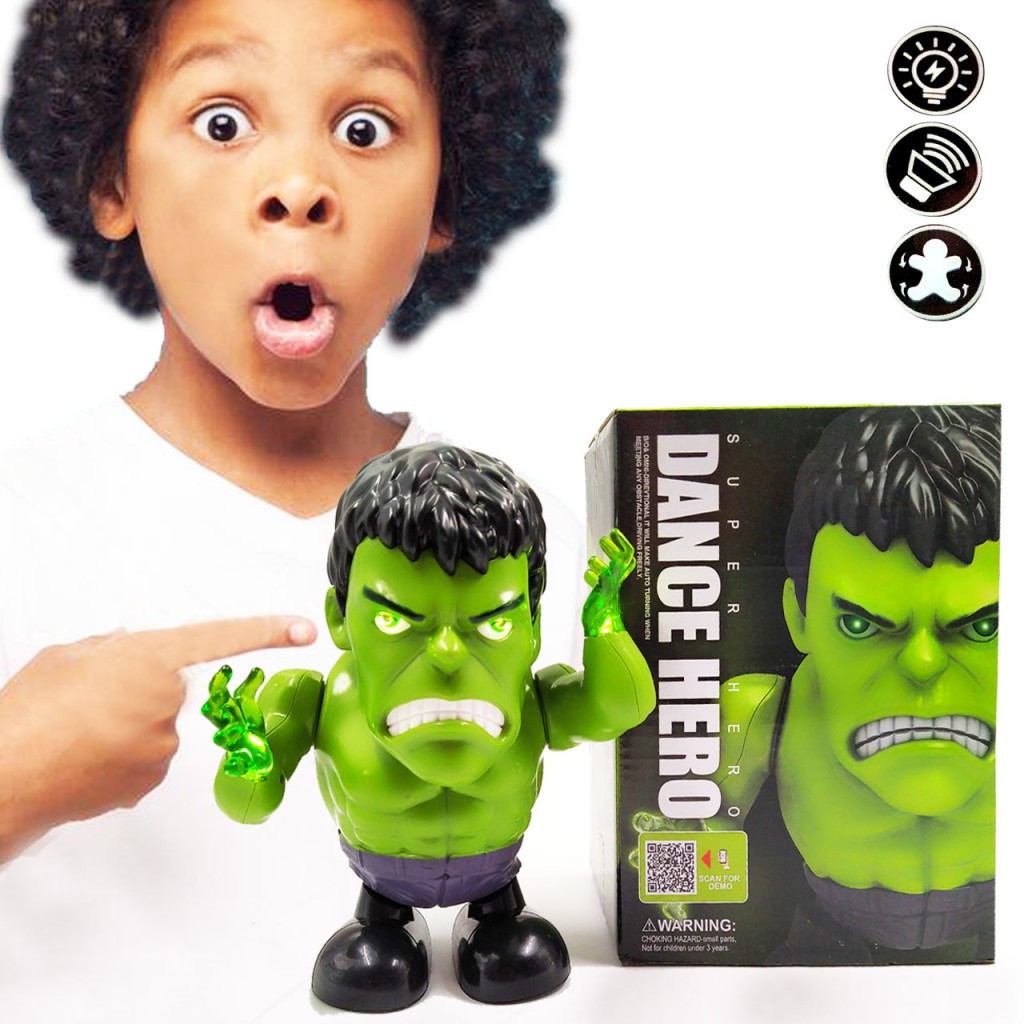 Hulk Niño Juguete Avengers Jugueteria Luz Sonido Didáctico
