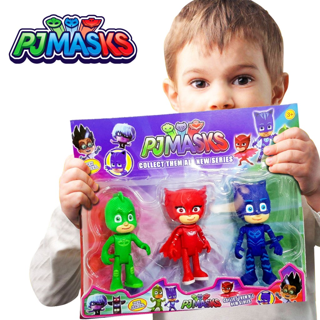Muñecos colección PJ MASK figuras juguetes juguetería Didácticos