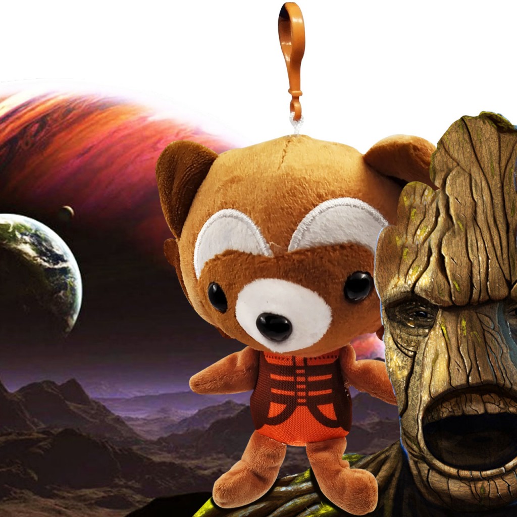 Peluche Llavero Rocket Juego Marvel Juguetes Didácticos