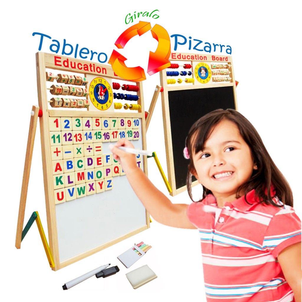 Tablero Sumas Restas Multiplicación Juego Juguetes Didáctico Aprendizaje Abecedario Magnético