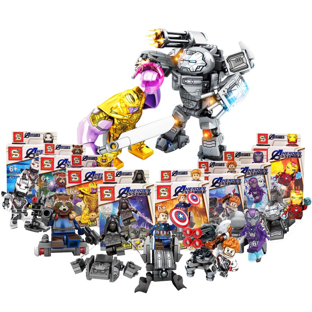 Avengers Juguete Armable Jugueteria Marvel Didáctico Niño