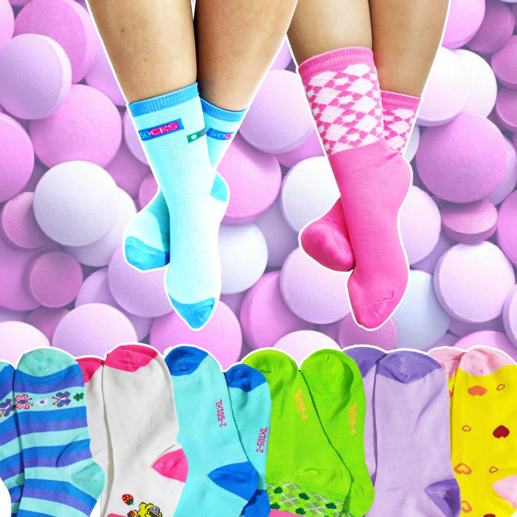 Medias Niña 10-12 Calcetines Ropa Accesorios Colores Diseño