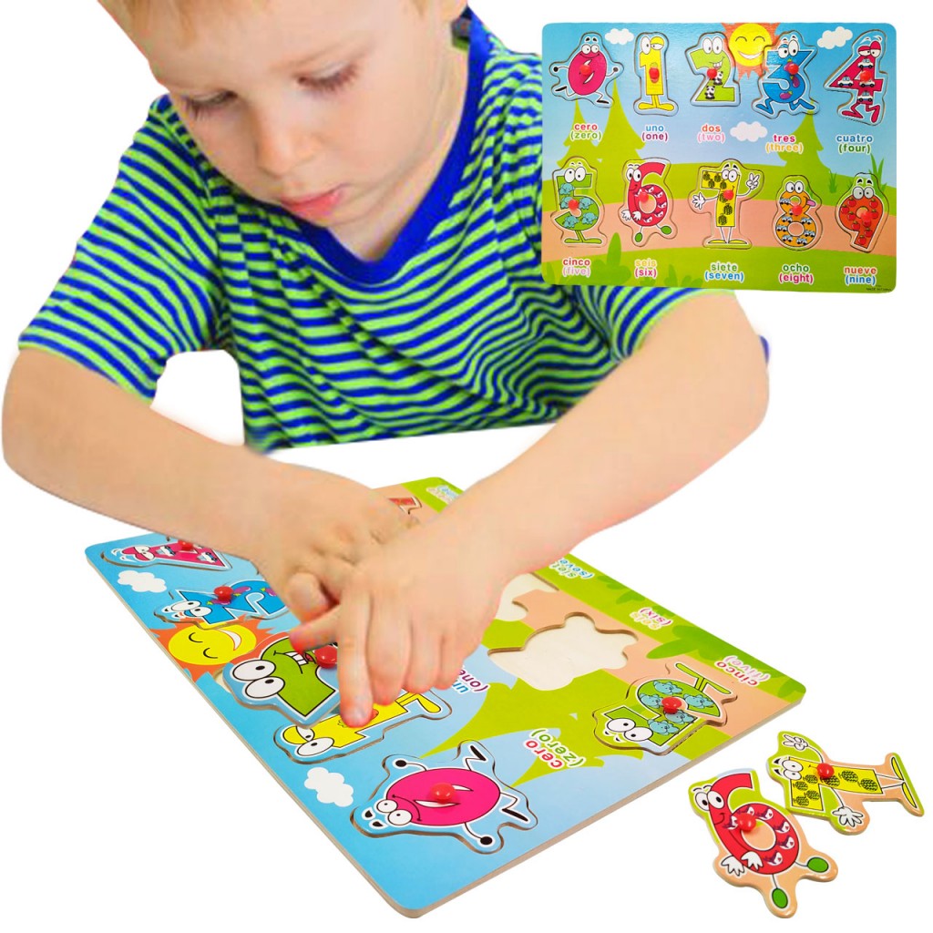 Rompecabezas Números Aprendizaje Juguetes Jugueteria Didáctico