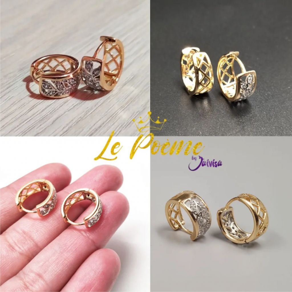 Joyería Mujer Joya Accesorio Pendiente Arete Zarcillo Areta  SKU: DJAFR50