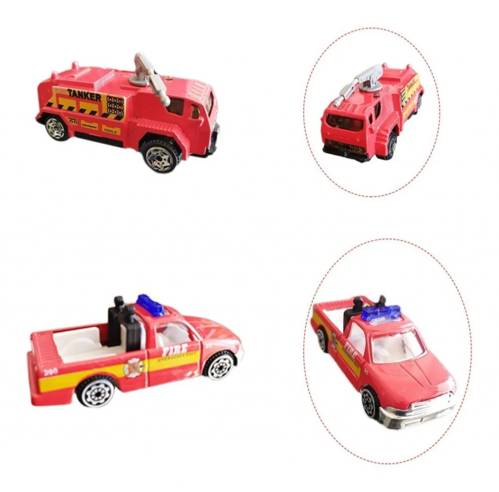 Bomberos Set Carros Juguetes Didácticos Juguetería Niños