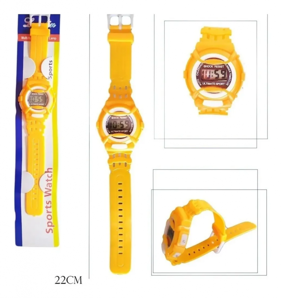 Reloj Niño Juguete Led Digital Jugueteria Pulso
