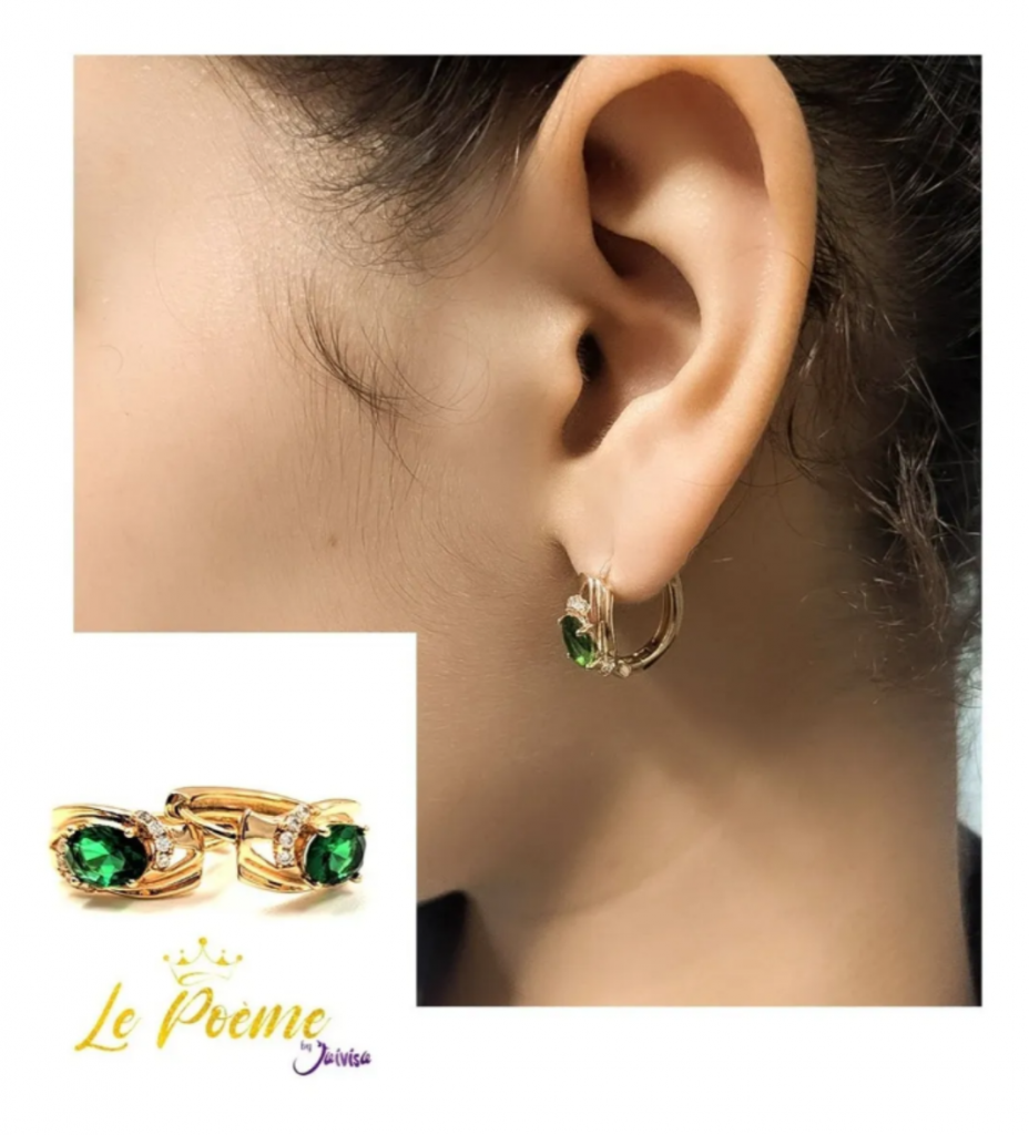 Joyería Mujer Joya Accesorio Pendiente Arete Zarcillo Areta  SKU: DJA650