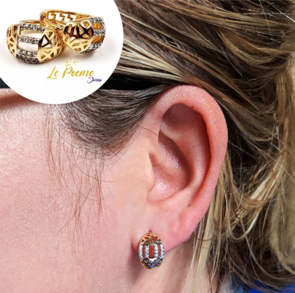 Joyería Mujer Joya Accesorio Pendiente Arete Zarcillo Areta  SKU: DJA157