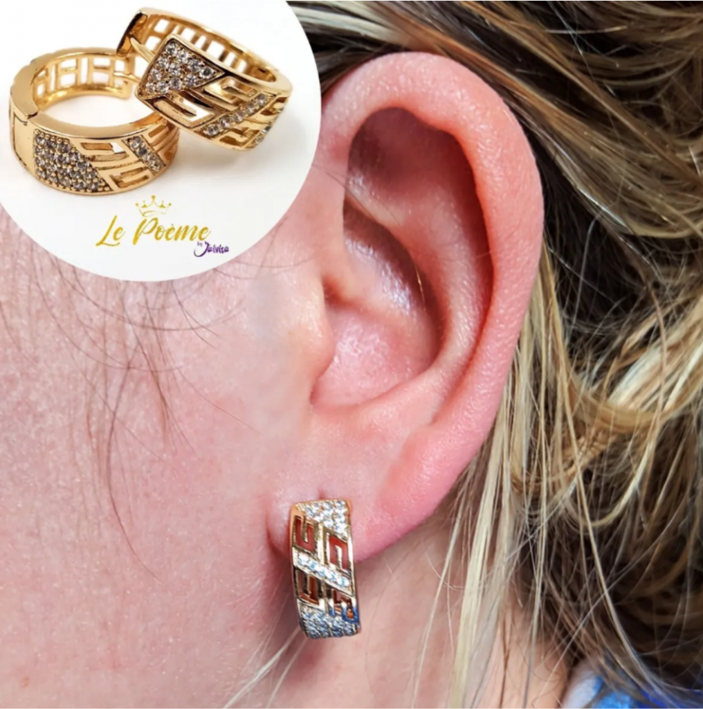 Joyería Mujer Joya Accesorio Pendiente Arete Zarcillo Areta  SKU: DJA306