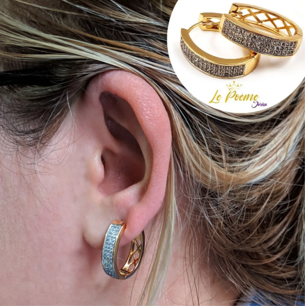 Joyería Mujer Joya Accesorio Pendiente Arete Zarcillo Areta  SKU: DJAFR60