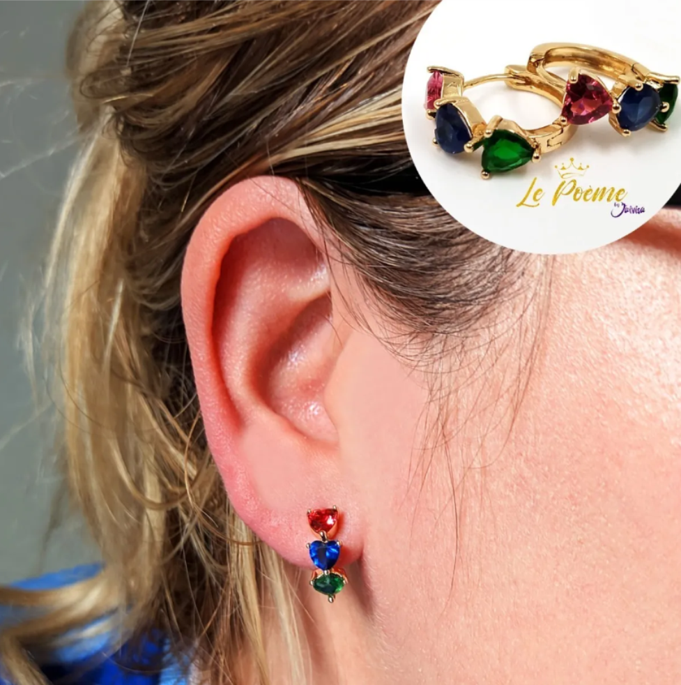 Joyería Mujer Joya Accesorio Pendiente Arete Zarcillo Areta SKU: DJA809