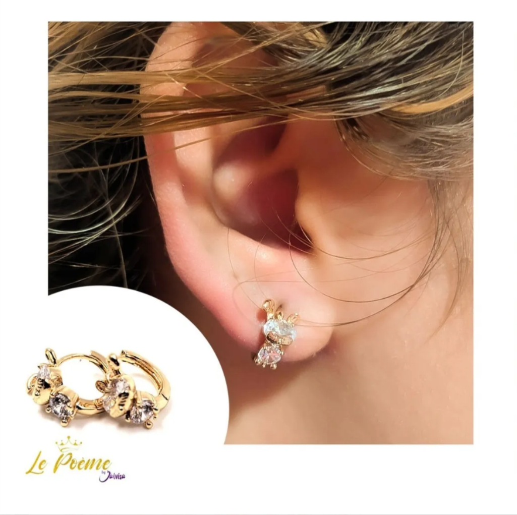 Joyería Mujer Joya Accesorio Pendiente Arete Zarcillo Areta  SKU: DJA201