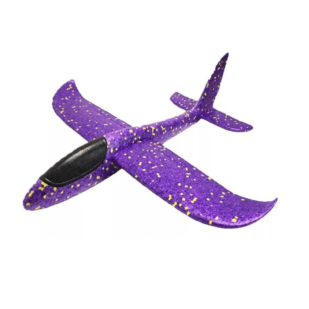 Avión Planeador de Espuma  Morado Juguetes  Juguetería Infantil DJ0010