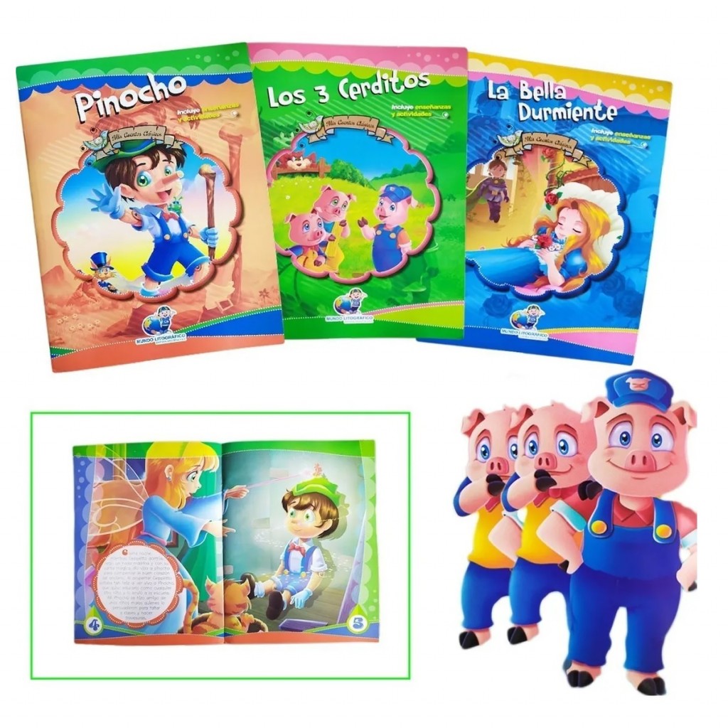 Libros Infantiles Cuentos Guardería Escolar X24 Didácticos DJ101020203