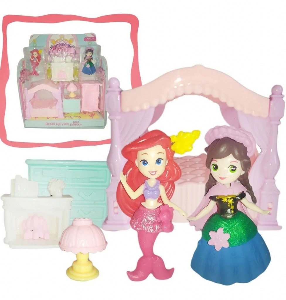 Habitación Princesas Accesorios Juguetes Juguetería Sirenita