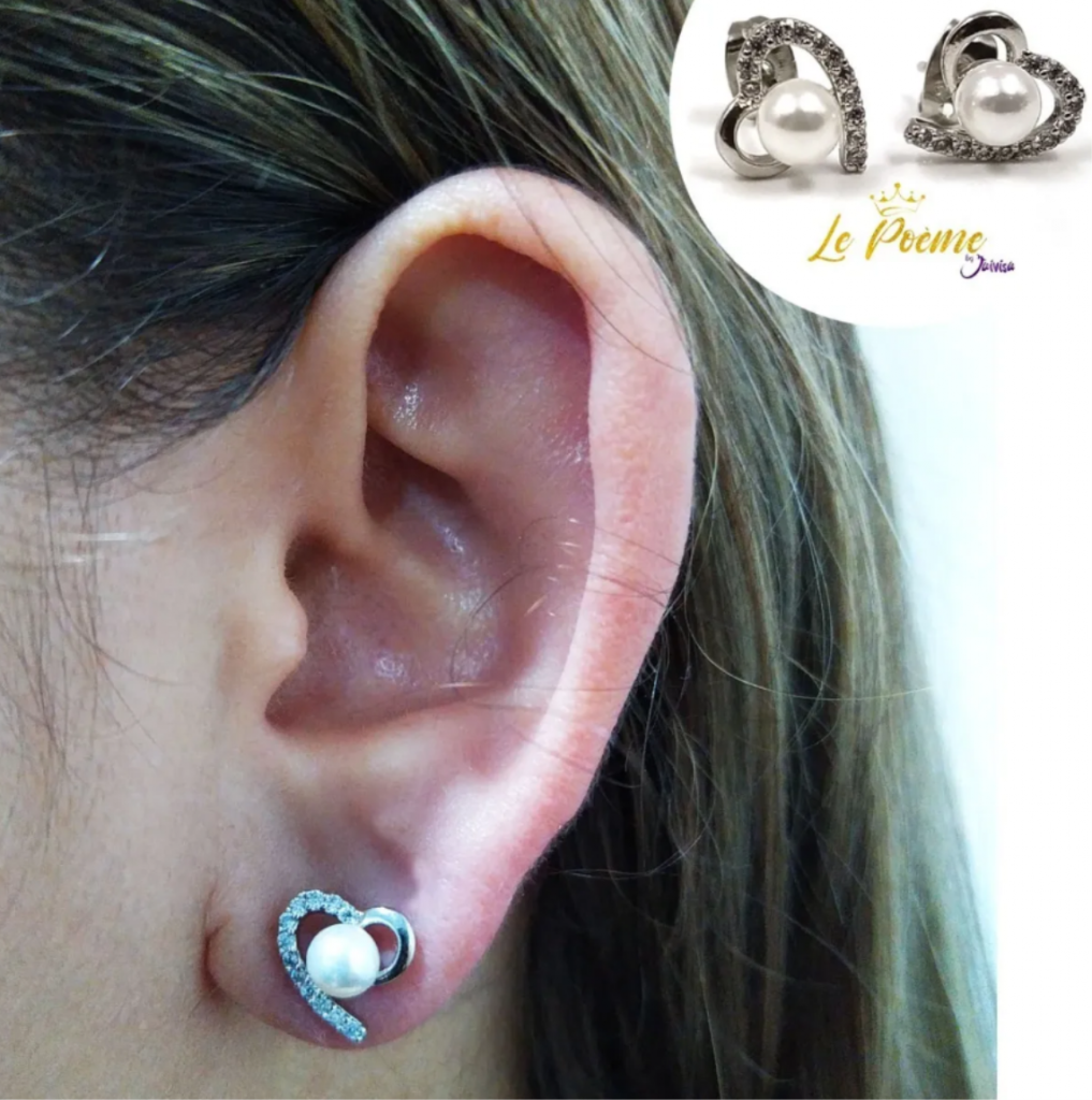 Joyería Mujer Joya Accesorio Pendiente Arete Zarcillo Areta  SKU: DJA458