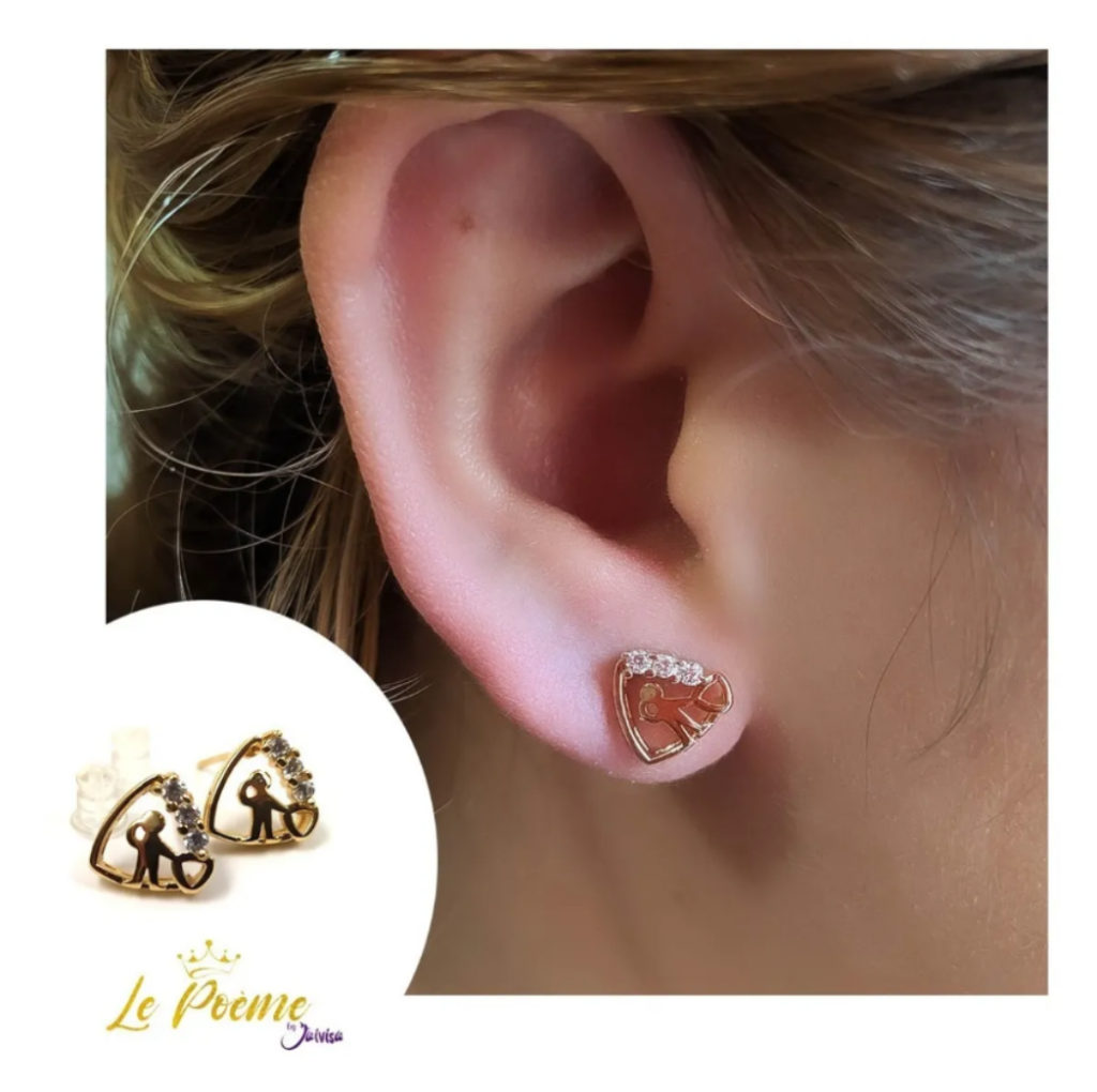 Joyería Mujer Joya Accesorio Pendiente Arete Zarcillo Areta  SKU: DJA376