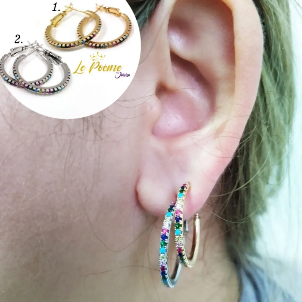 Joyería Mujer Joya Accesorio Pendiente Arete Zarcillo Areta DJAFR31