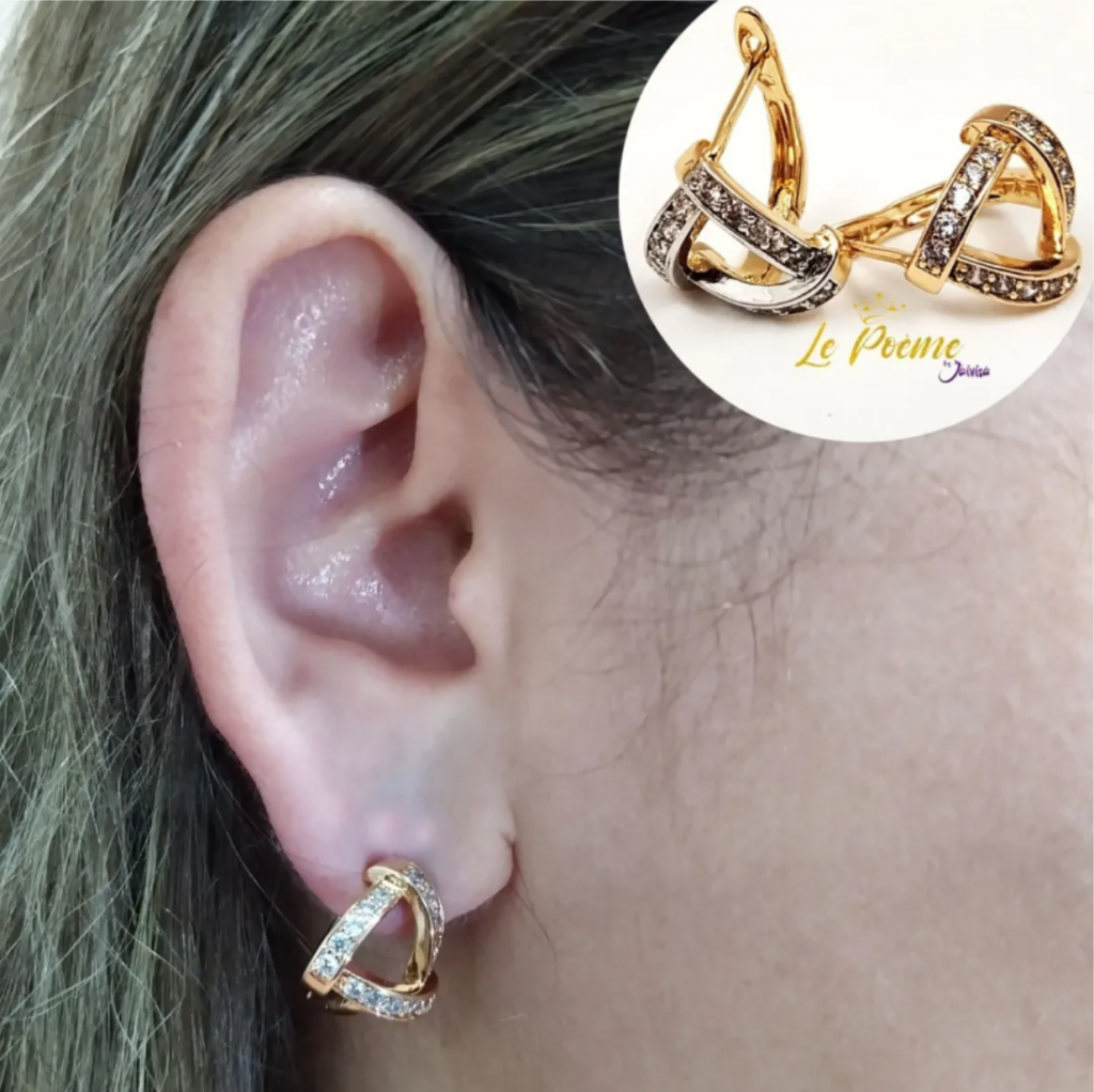 Joyería Mujer Joya Accesorio Pendiente Arete Zarcillo Areta  DJA307