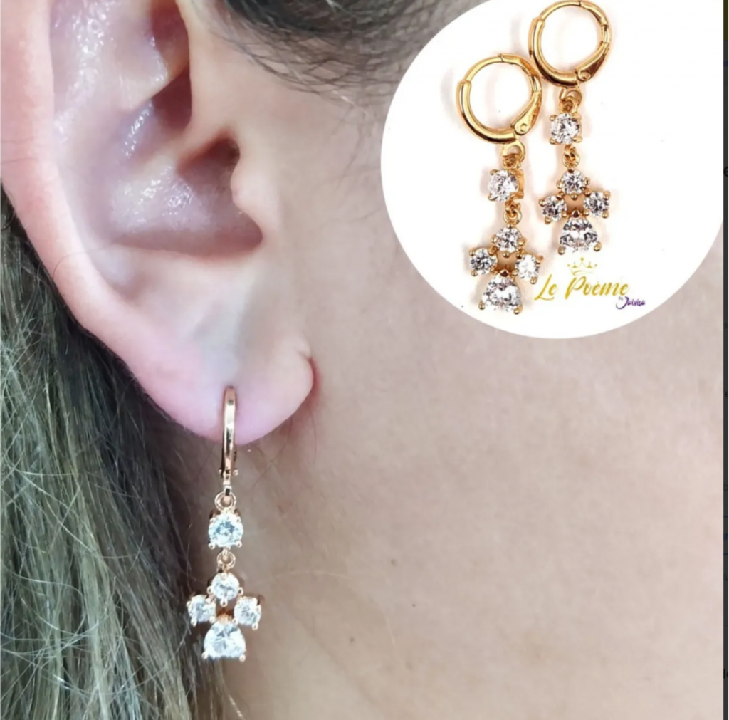 Joyería Mujer Joya Accesorio Pendiente Arete Zarcillo Areta