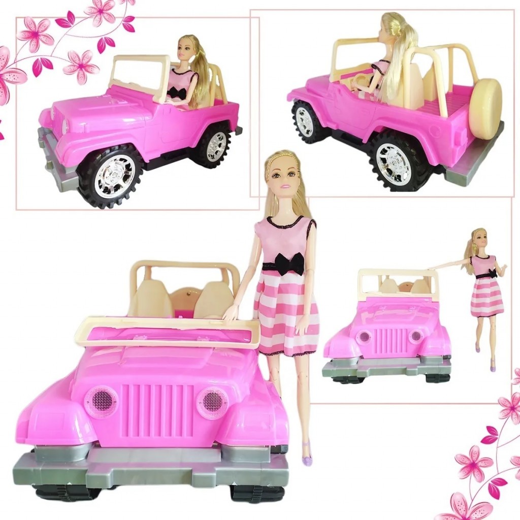 Carro Tipo Barbie Niñas Muñeca Juguete Didáctico Jugueteria