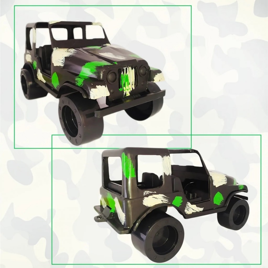 Carro Jeep Militar Juguete Jugueteria Didáctico