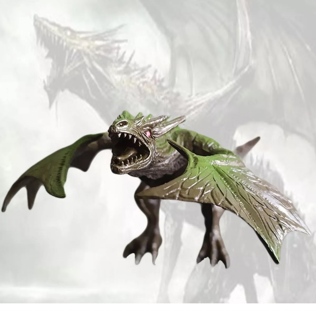 Dragon Dinosaurio Gárgolas Juguete Didáctico Juguetería C/u Verde DJ2054J