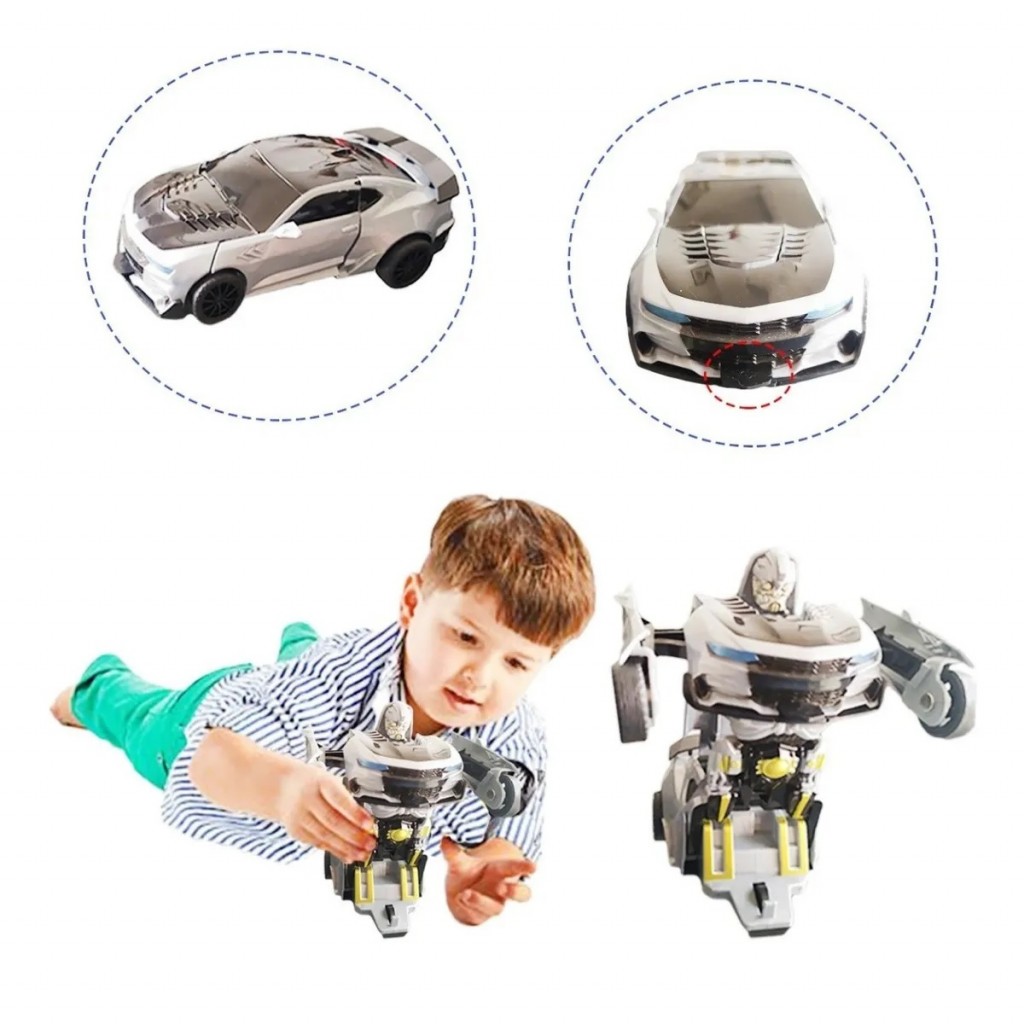 Carro Transformers Helicoptero Moto X4 Juguete Didáctico Kit