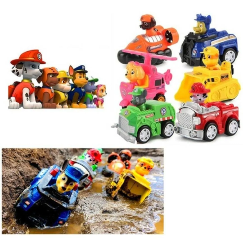 Patrulla Canina Paw Patrol X6 Cars