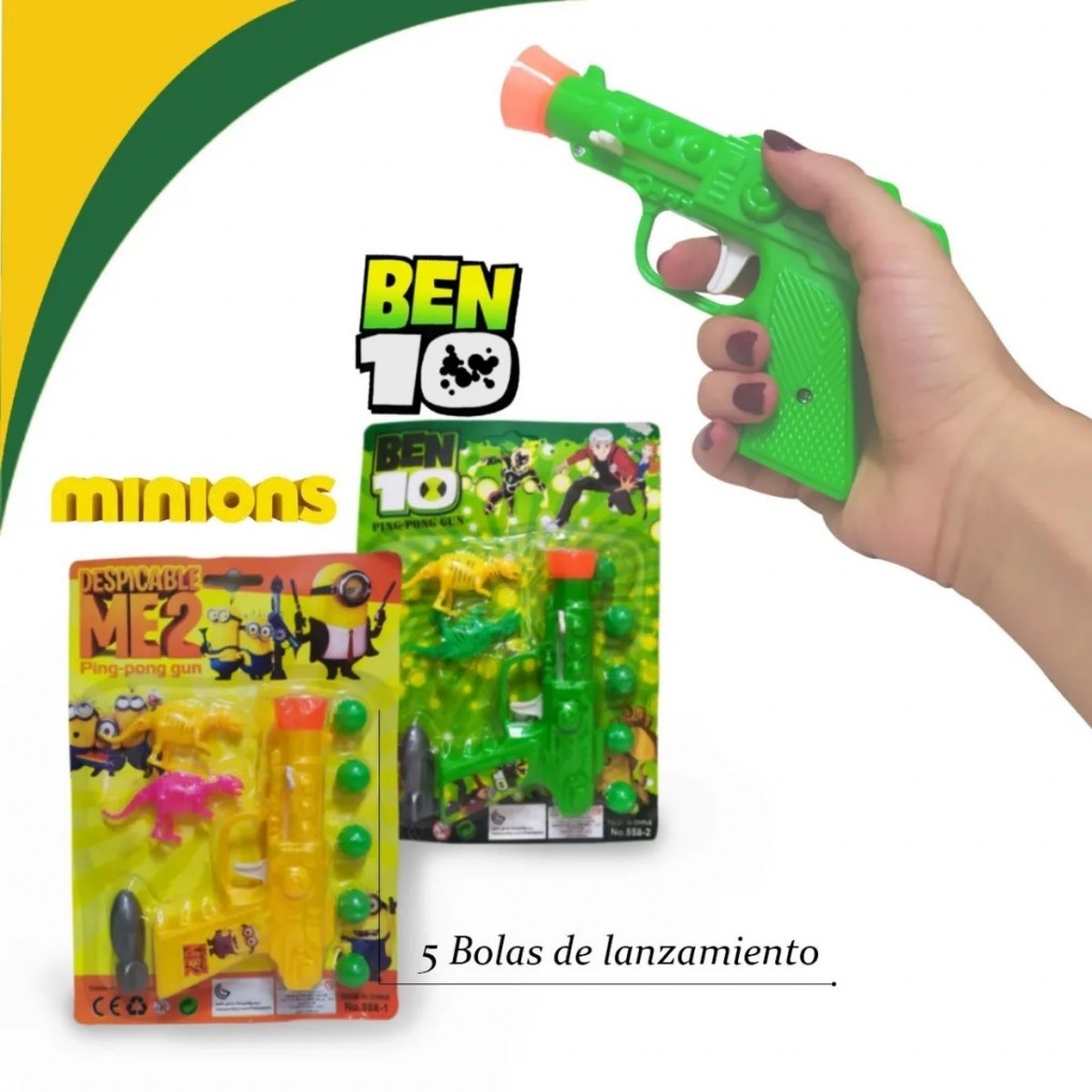 Pistola Balines Infantil Juguete Jugueteria Juegos