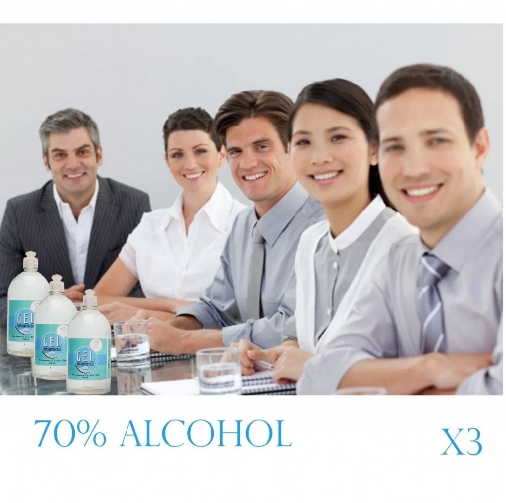 Gel Antibacterial Áloe Vera Medicinal X3 Alcohol Reg Invima DJ0174