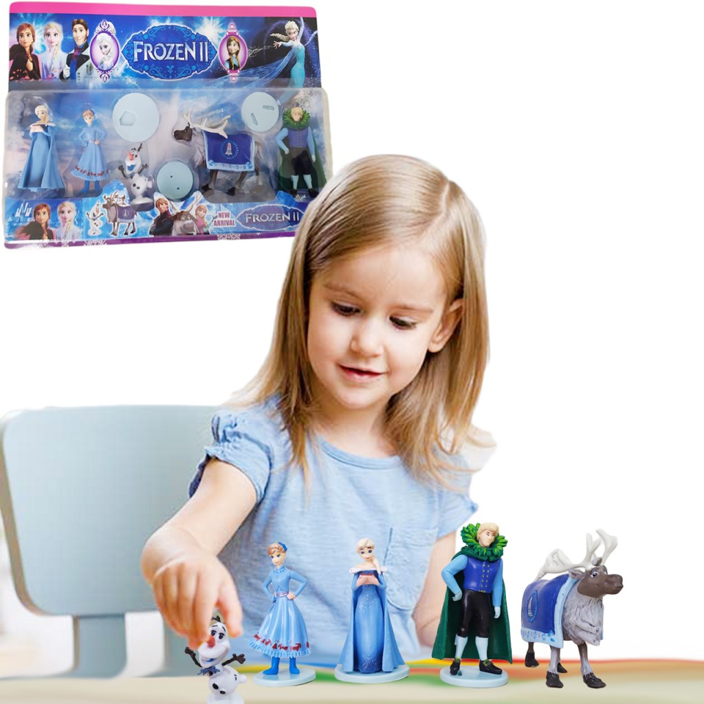 Frozen Figura Juguete Didactico Jugueteria Colección Niños