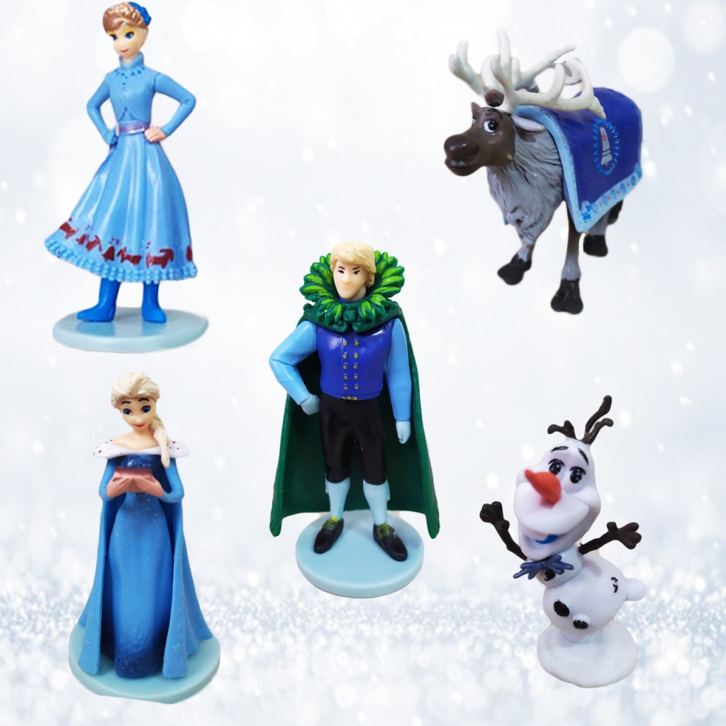 Frozen Figura Juguete Didactico Jugueteria Colección Niños
