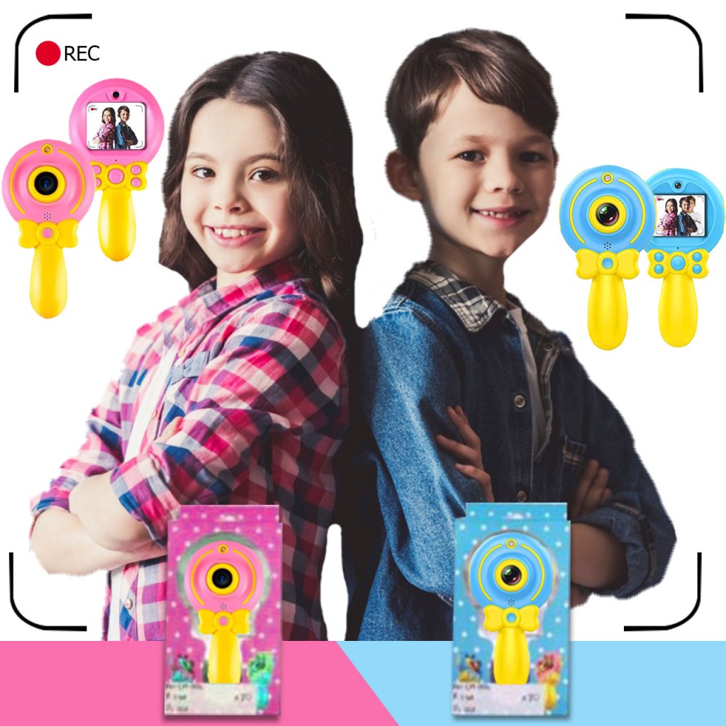 Cámara Digital Juegos Niño Niña Juguete Vídeo Foto Didáctico Rosado