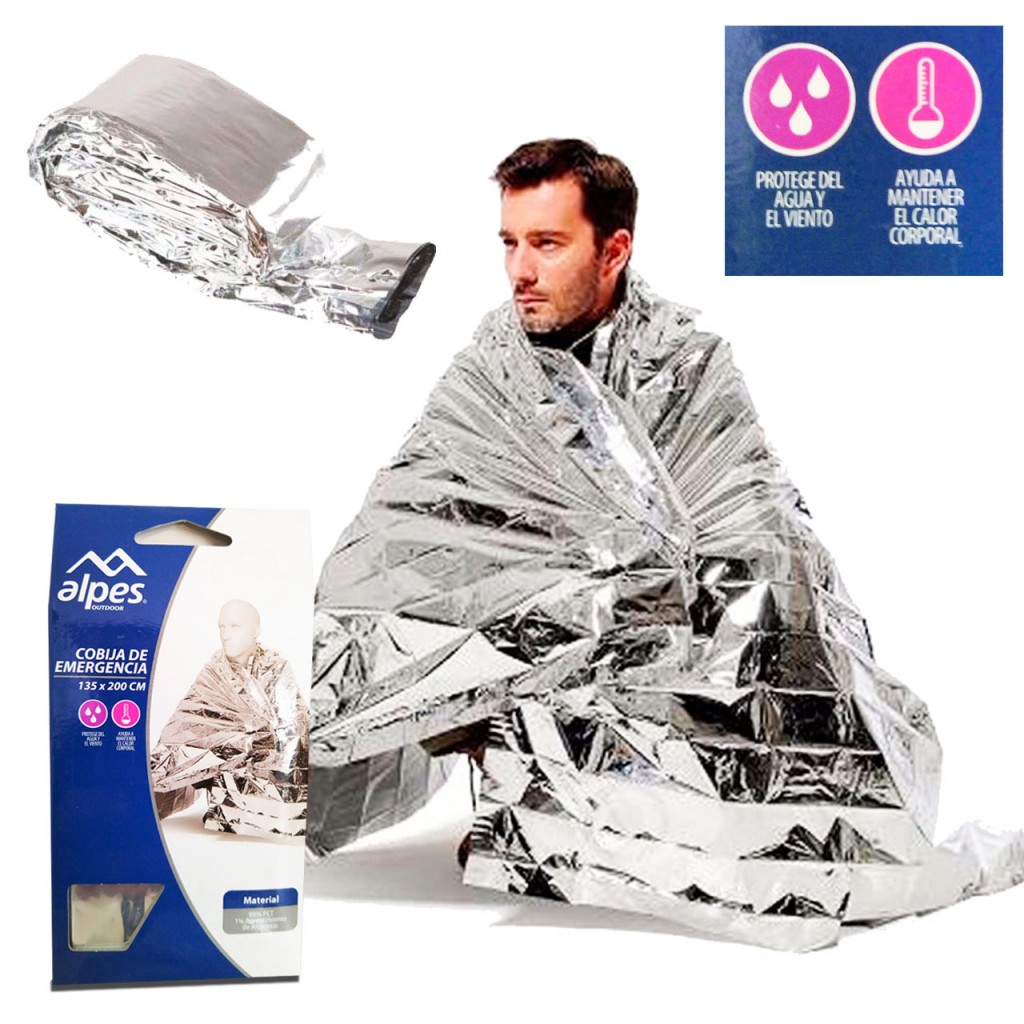 Manta Térmica Alpes Para Emergencias Temperaturas Extremas