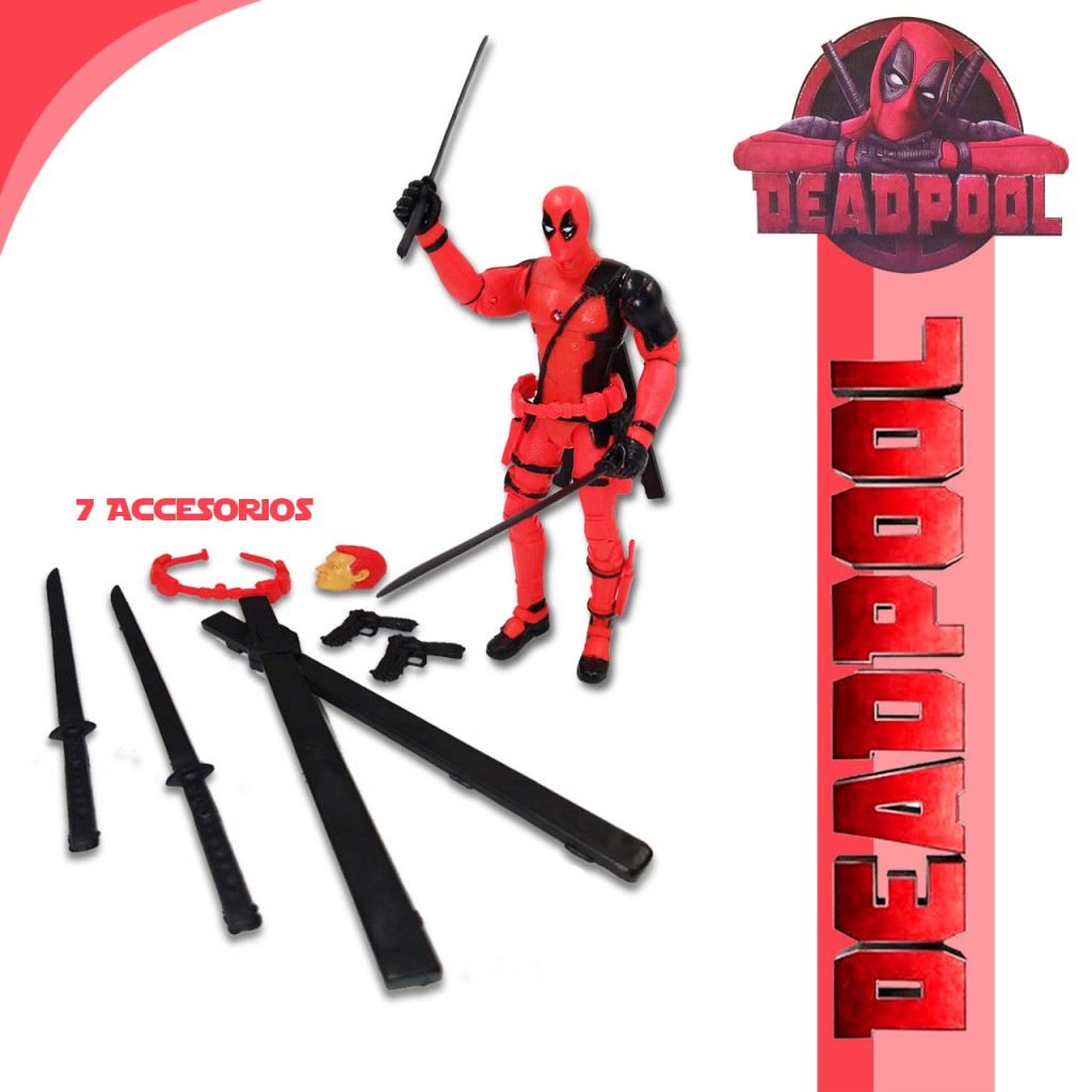 Deadpool Muñeco Juguete Figura Jugueteria Didáctico Marvel
