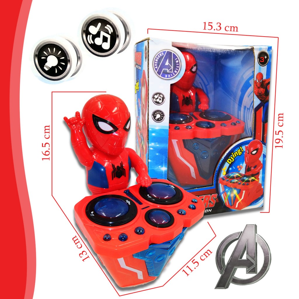 Spiderman Musical Juguete Luces Jugueteria Didáctico Marvel