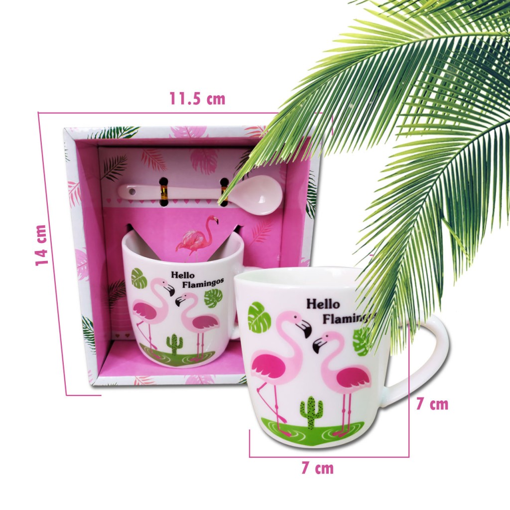 Mugs Pocillos Flamingos Niña Juegos Y Juguetes Hogar Personal DJ3167