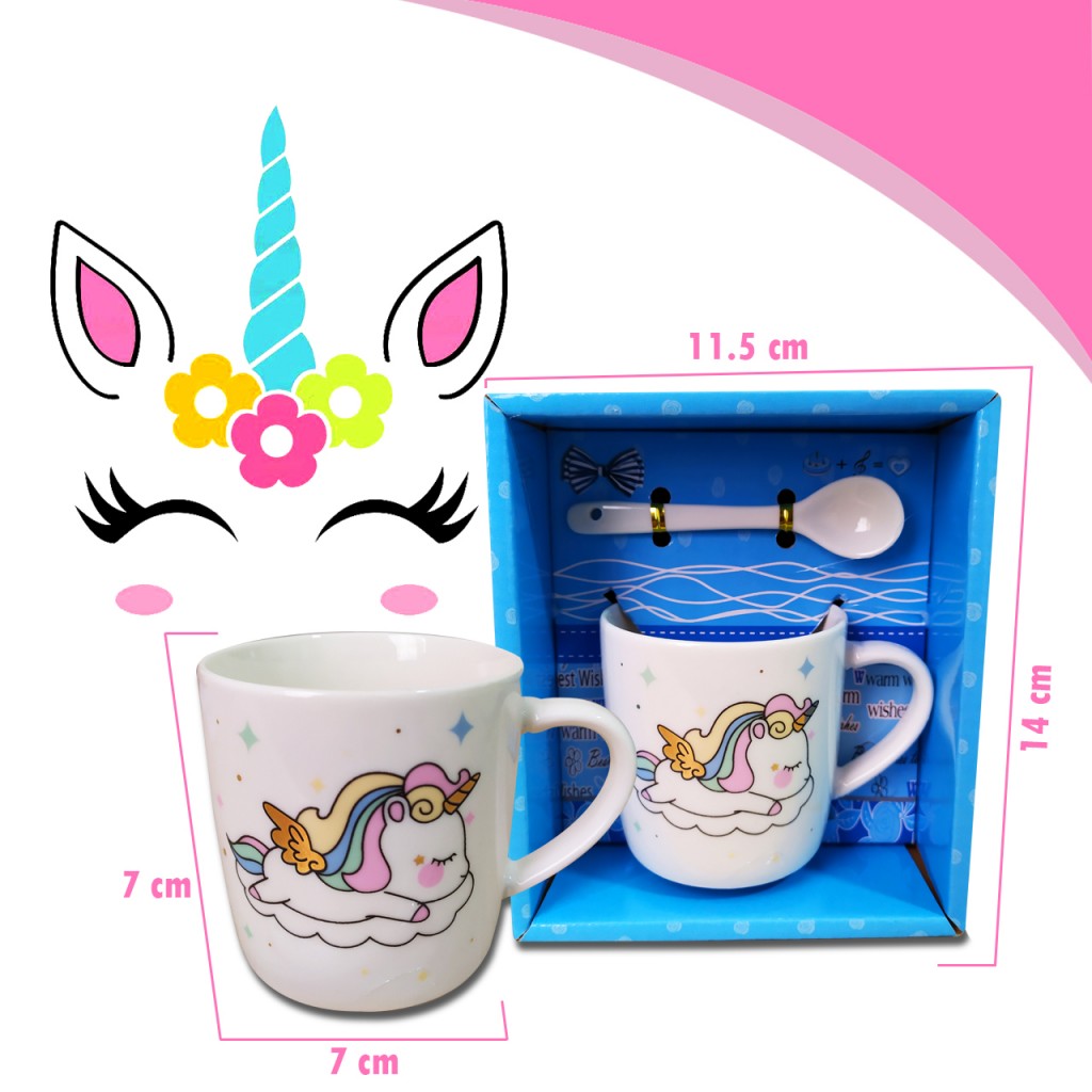 Mugs Pocillos Unicornio Niña Juegos Y Juguetes Hogar DJ3000-168