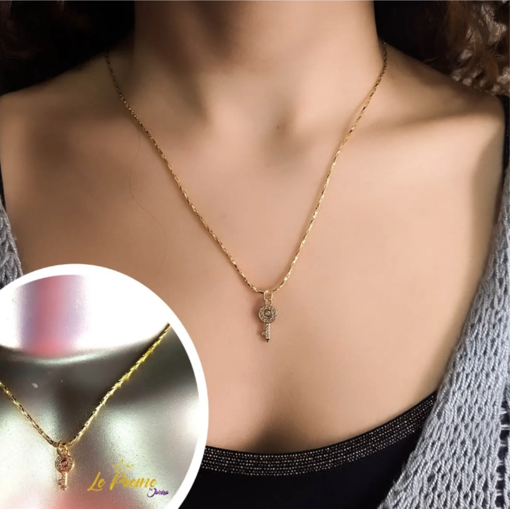 Joyería Mujer Joya Accesorio Collar Cadena Gargantilla SKU: CO001-DJLl