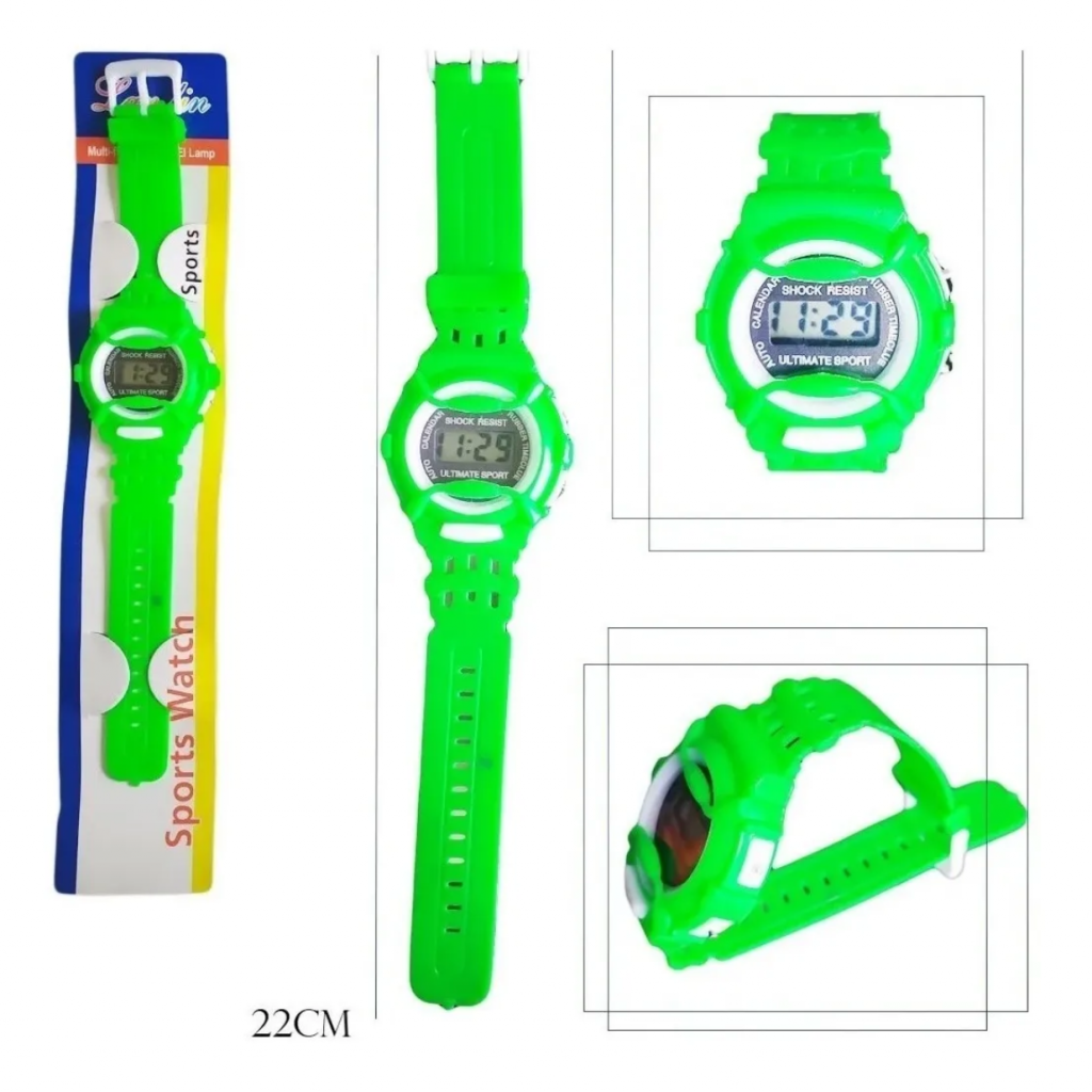 Reloj Niño Juguete Led Digital Jugueteria Pulso