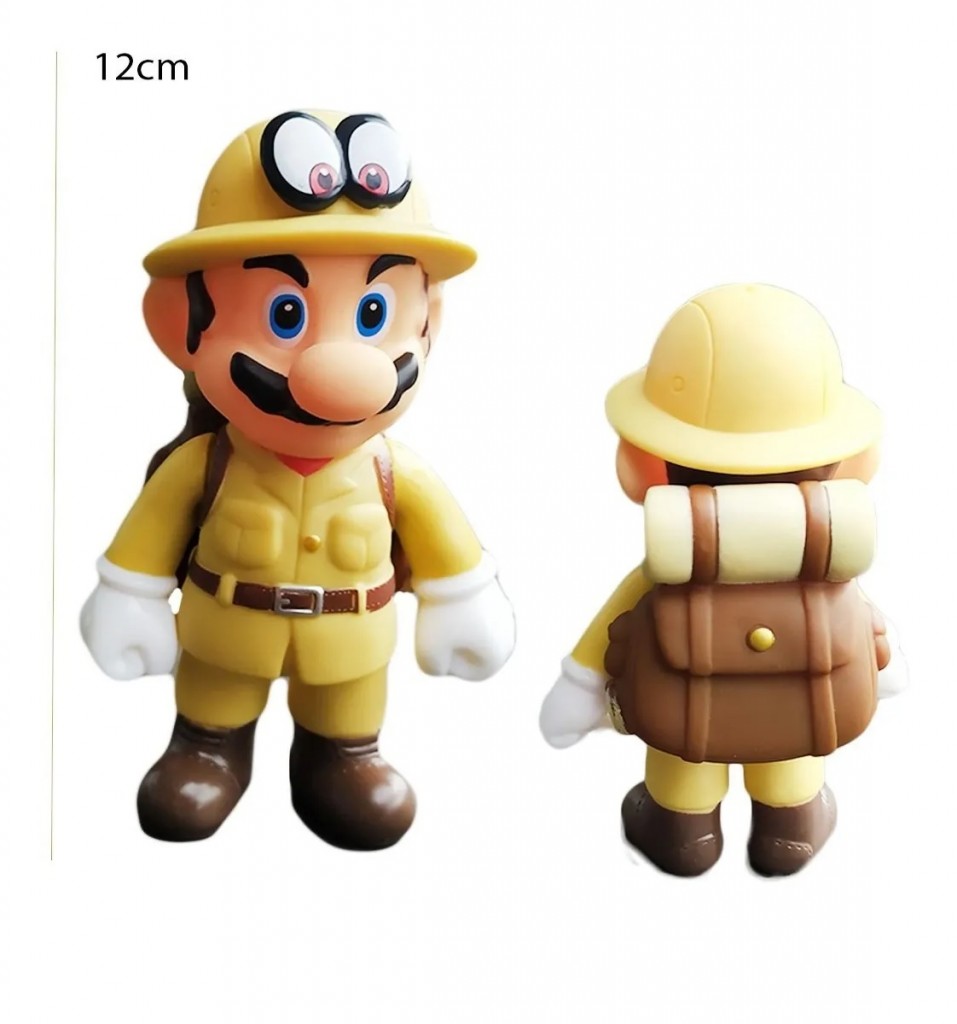 Figura Mario Bros Colección Mario Explorador Juguete DJ744
