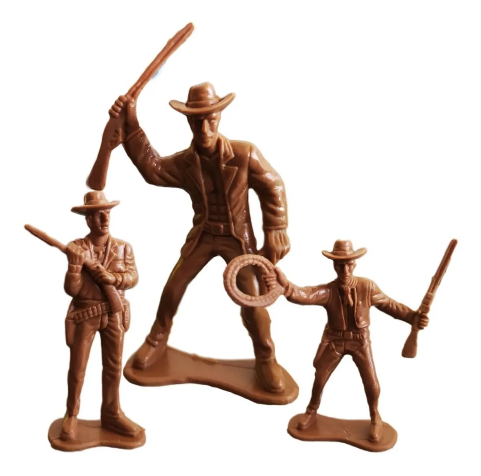 Soldados Vaqueros Juguete Didáctico Figuras Juguetería