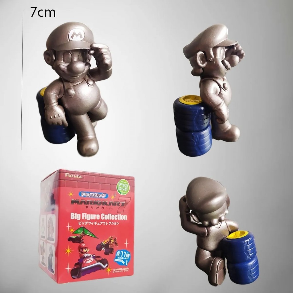 Mario Bros Figura Plateado Colección Juguetes Didácticos DJ784